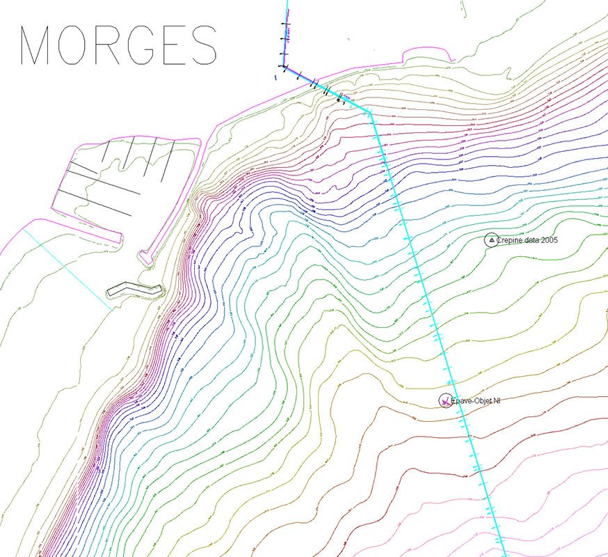 Cartographie subaquatique sur le lac Léman à Morges
